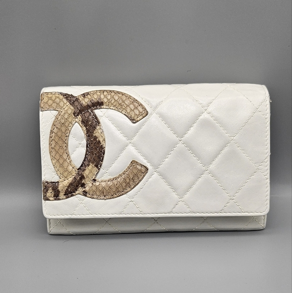 💮CHANEL Cambon White Wallet 💮 - Picture 4 of 17